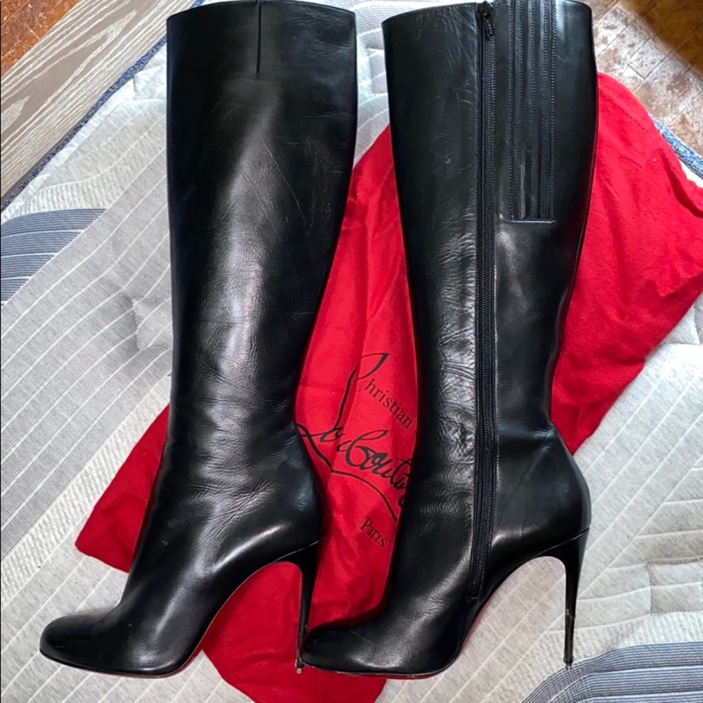 Christian louboutin fifi Botta 100 shiny calf